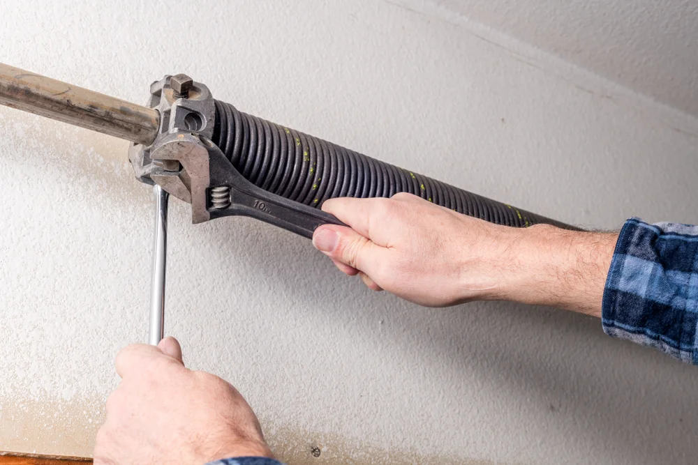 garage door spring repair by quick fix door in dubai