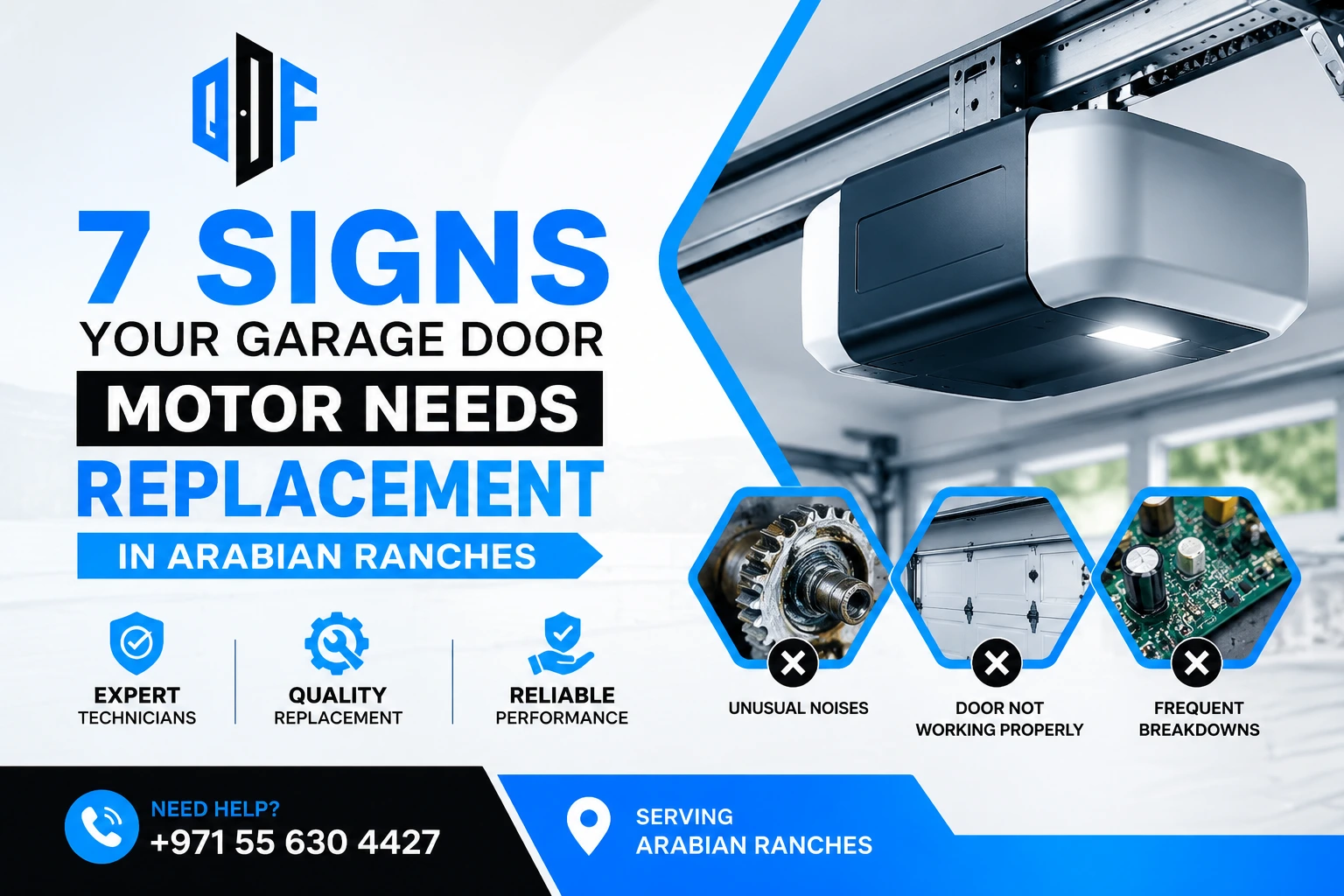7 Signs Your Garage Door Motor Needs Replacement in Arabian Ranches - Quick Fix Door 7 Signs Your Garage Door Motor Needs Replacement in Arabian Ranches