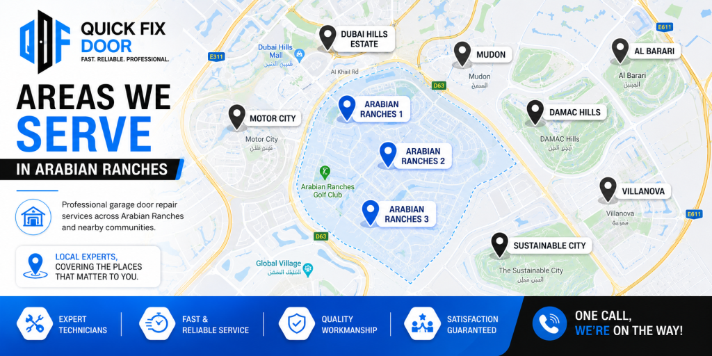 Areas We Serve in Arabian Ranches